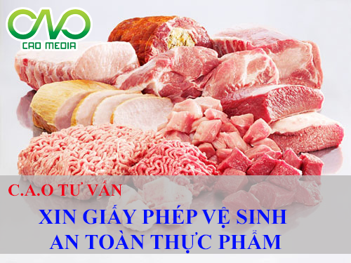 Giấy phép chứng nhận vệ sinh an toàn thực phẩm ( ảnh C.A.O )