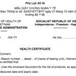 Thủ tục xin cấp giấy chứng nhận y tế (Health Certificate – HC)