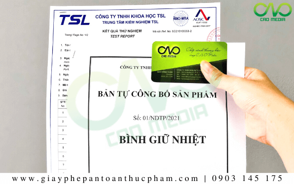 Thủ tục công bố chất lượng bình giữ nhiệt mới nhất