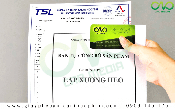 Hướng dẫn công bố chất lượng lạp xưởng heo NHANH CHÓNG