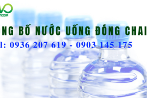 Công bố tiêu chuẩn chất lượng nước uống đóng chai chỉ 3 ngày