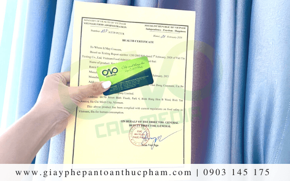 Xin giấy chứng nhận y tế theo Thông tư 52/2015/TT-BYT